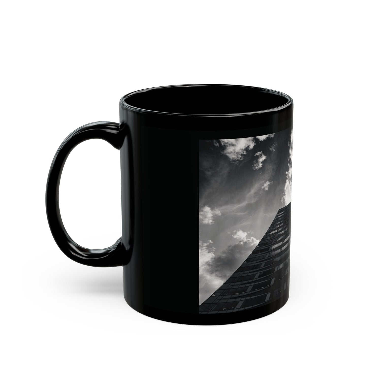 Concrete Spire Amsterdam Bijlmer Monochrome Ceramic Mug 11oz 15oz