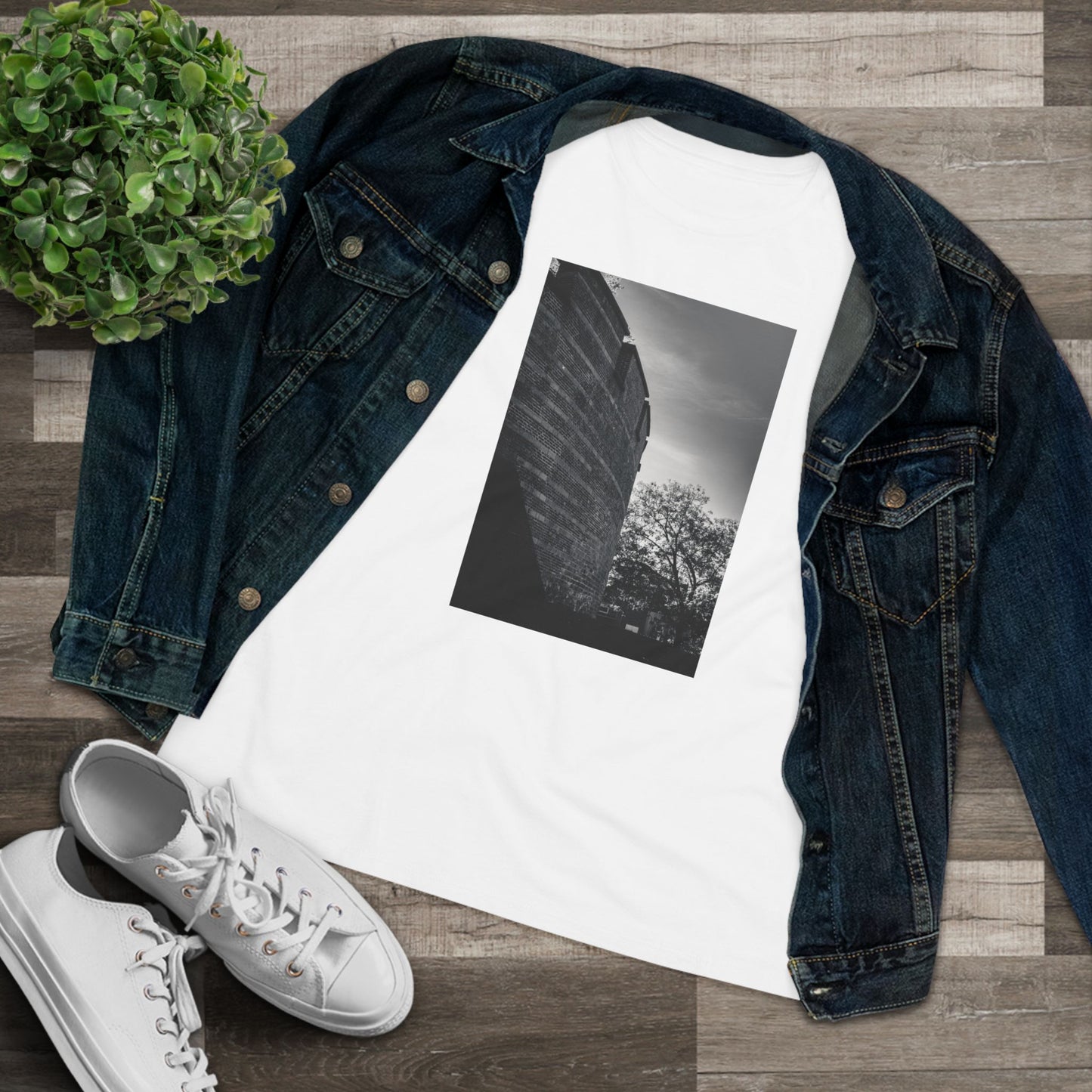 Citadel Angle Leiden Moody Woman's Tee | The Monochrome Moods Collection