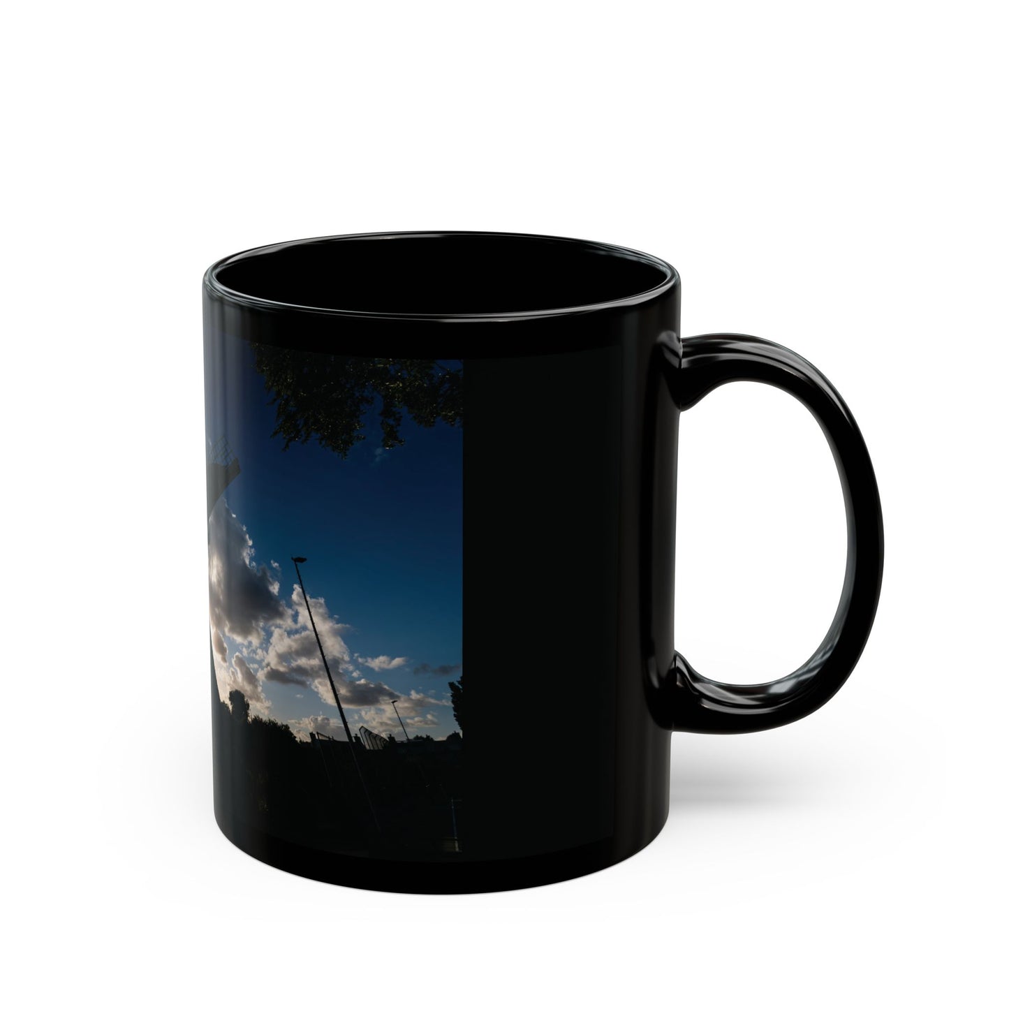 Dramatic Sky Leiden Windmill Ceramic Mug 11oz 15oz