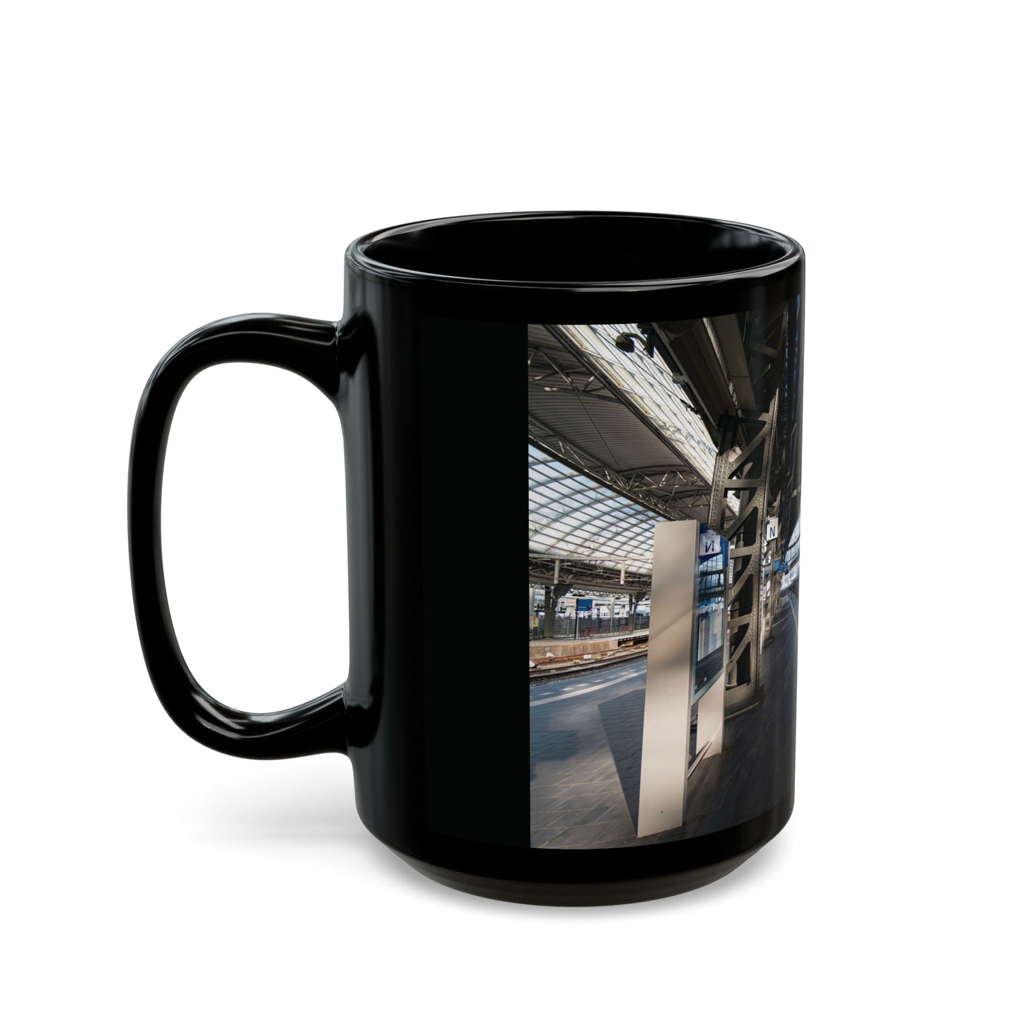 Amsterdam Central | Geometric Azure 11oz 15oz - The StudioTJ Signature Collection