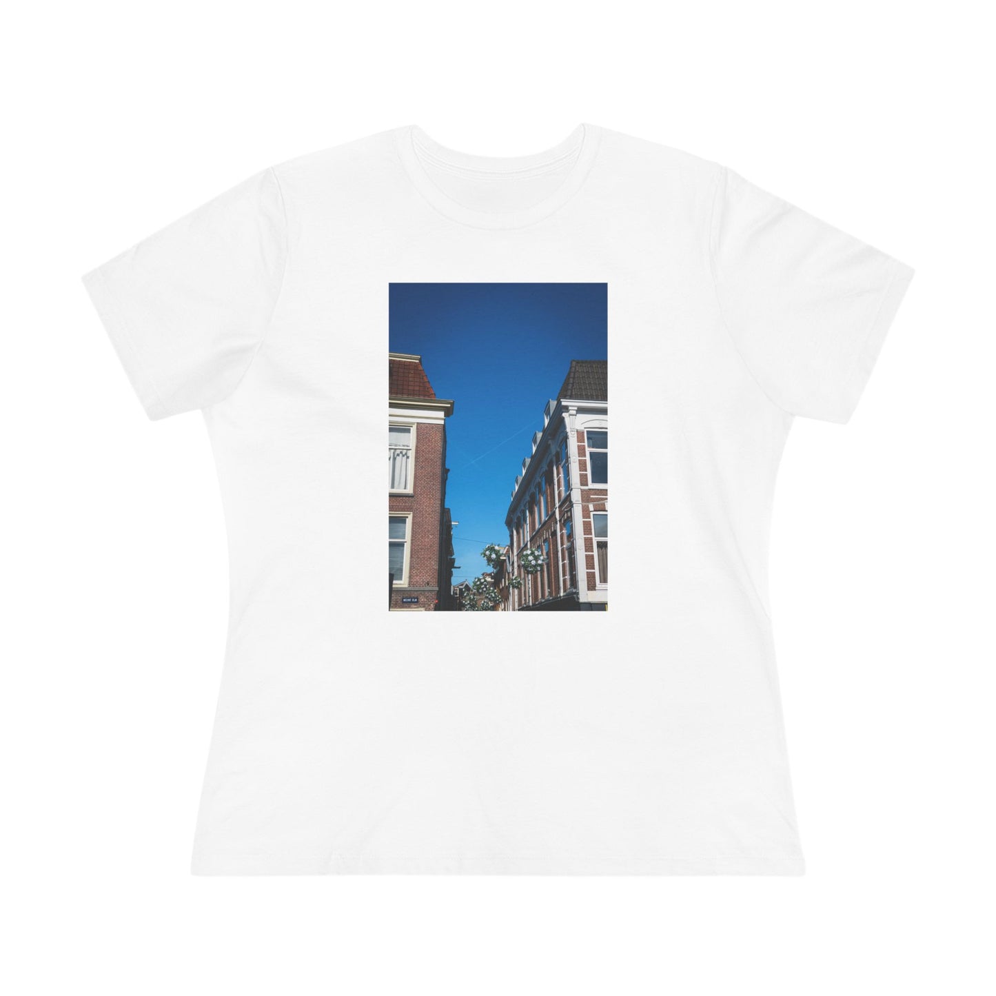 Azure Above the Burcht Leiden Woman's Tee | The StudioTJ Signature Collection