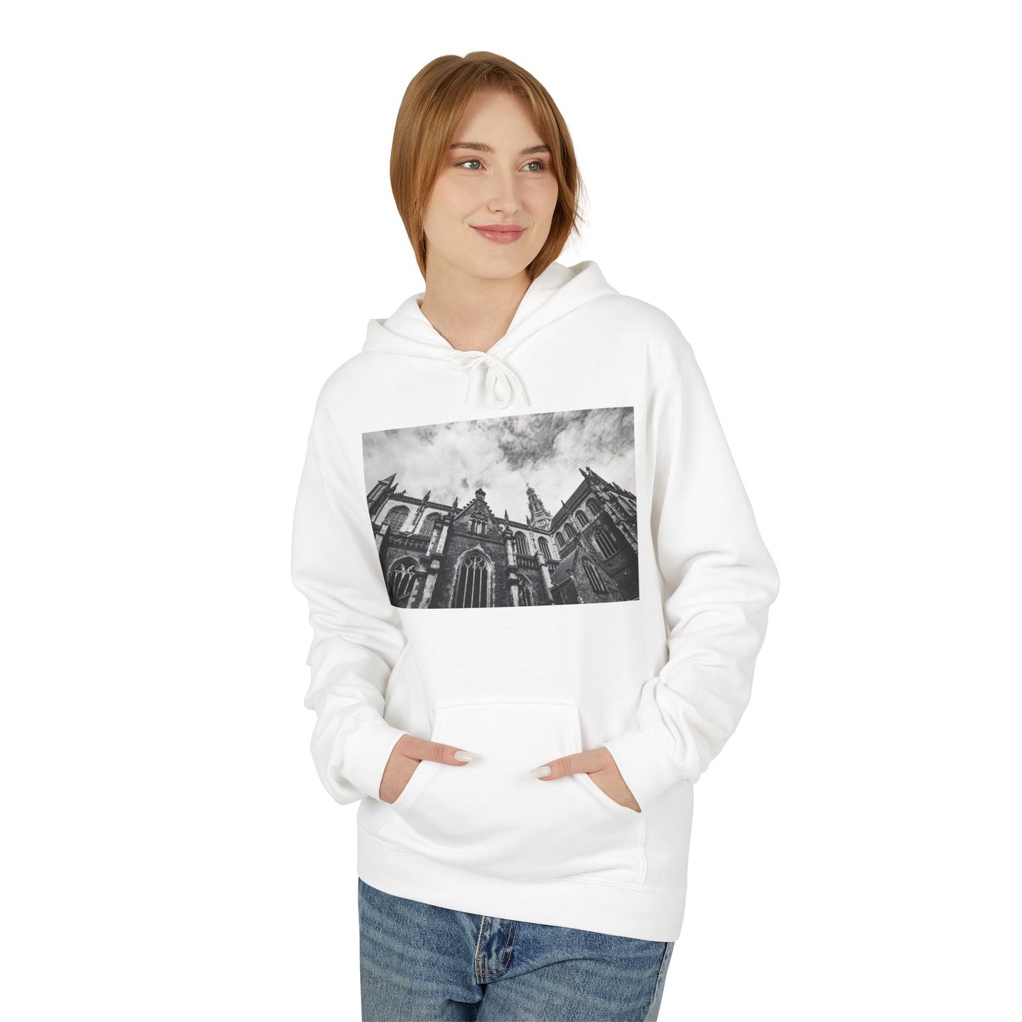 Cathedral Form Monochrome Haarlem Fleece Hoodie