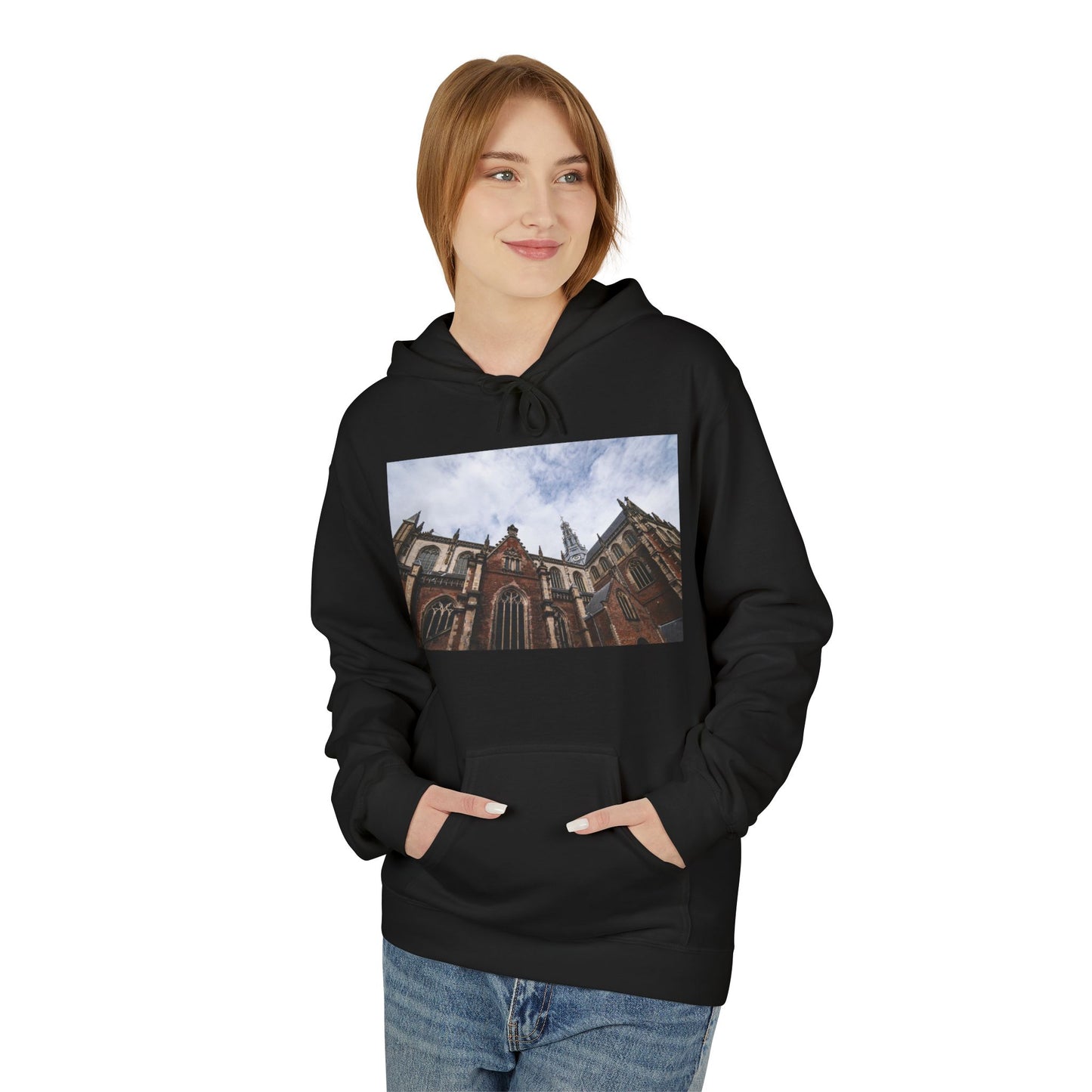 Gothic Ascent Dramatic Haarlem Fleece Hoodie