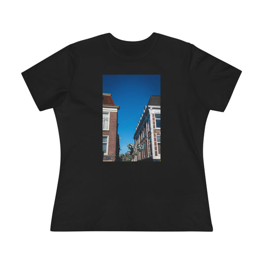 Azure Above the Burcht Leiden Woman's Tee | The StudioTJ Signature Collection