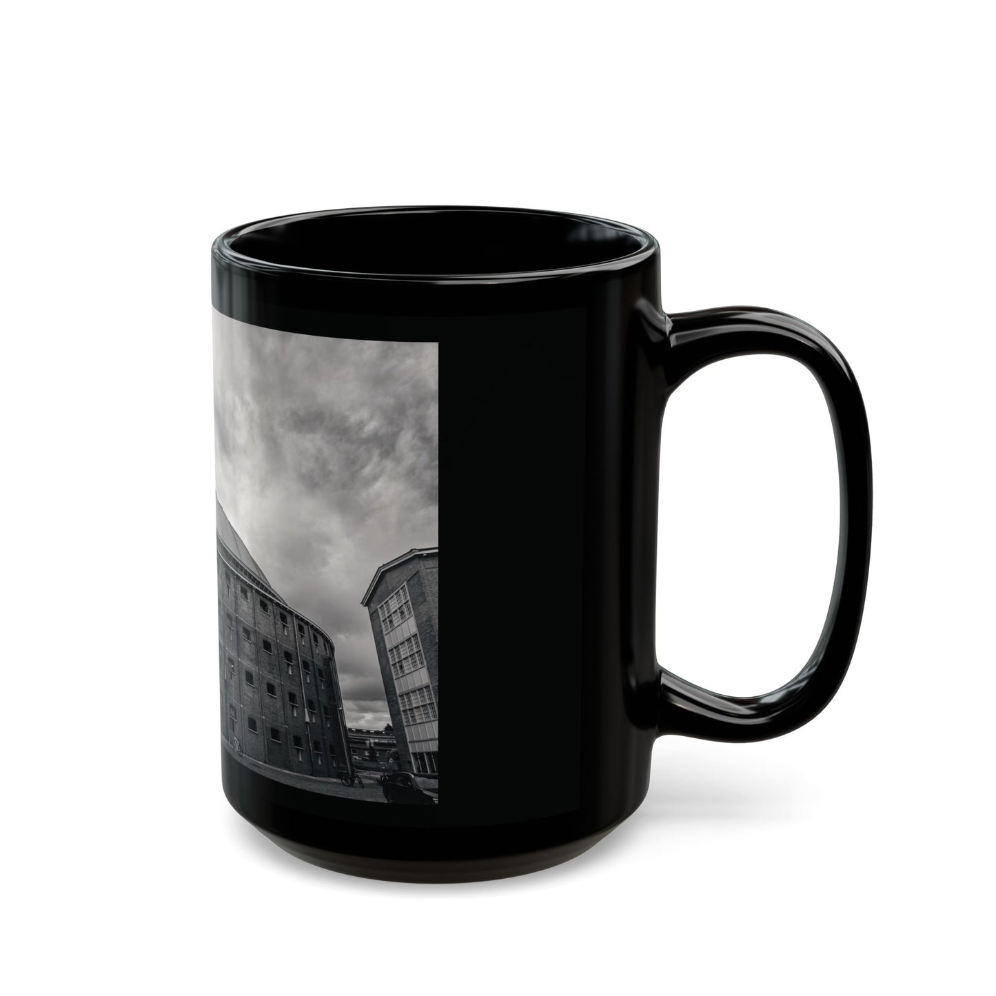 Celestial Geometry Haarlem Dome Monochrome Ceramic Mug 11oz 15oz