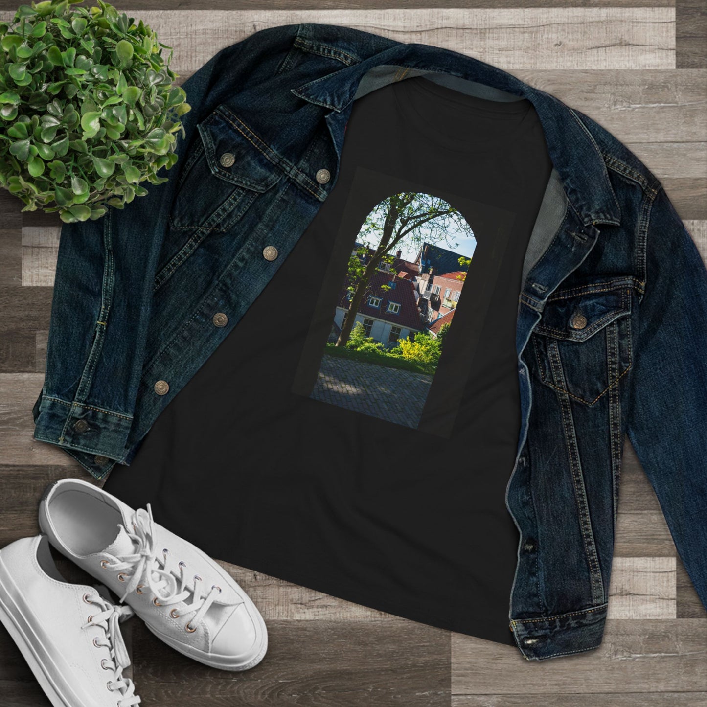 Framed by Stone the Burcht Leiden Woman's Tee | The StudioTJ Signature Collection