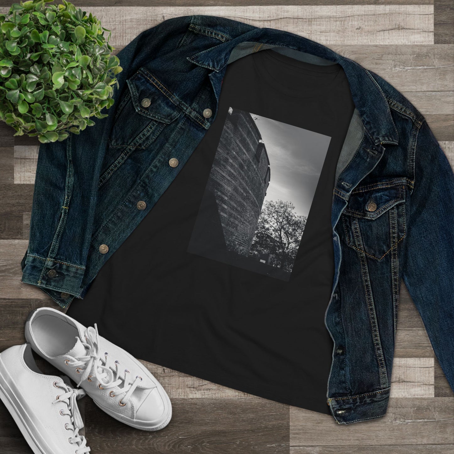 Citadel Angle Leiden Moody Woman's Tee | The Monochrome Moods Collection