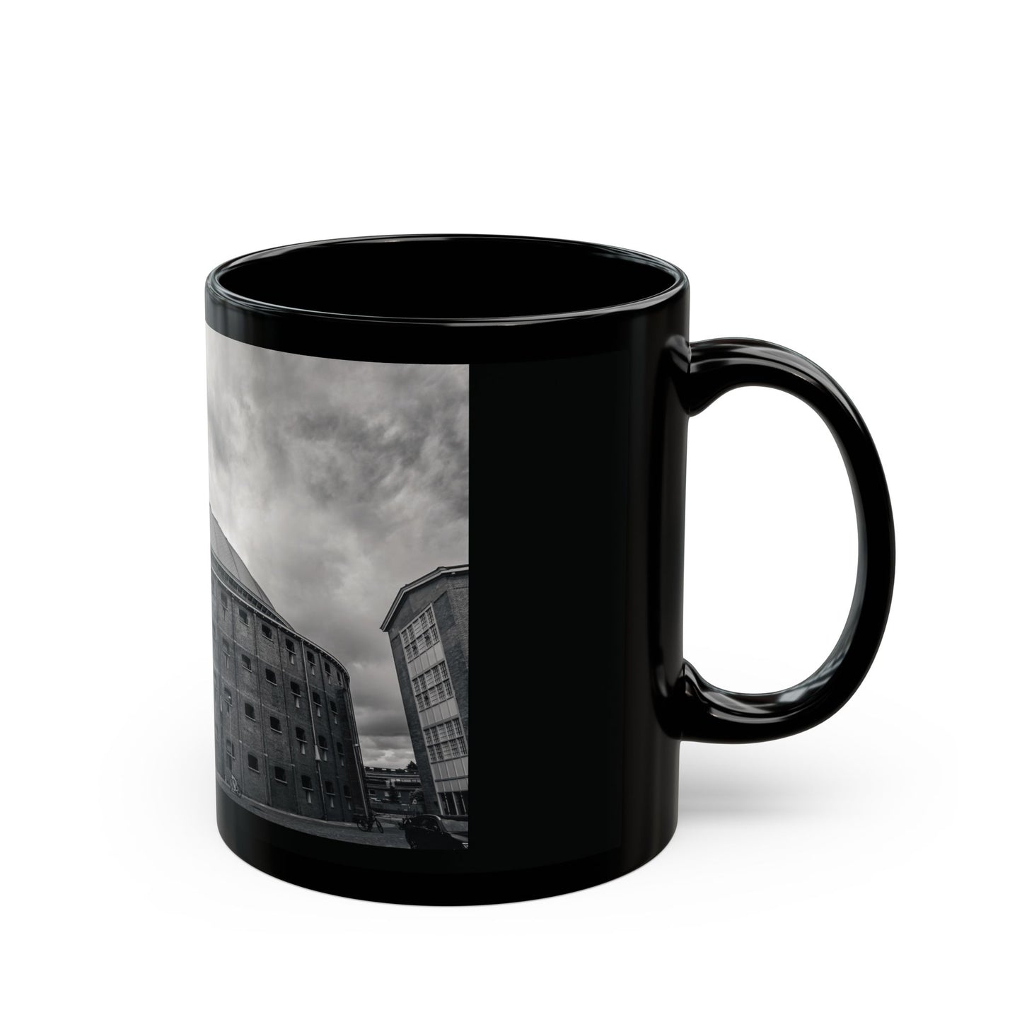 Celestial Geometry Haarlem Dome Monochrome Ceramic Mug 11oz 15oz