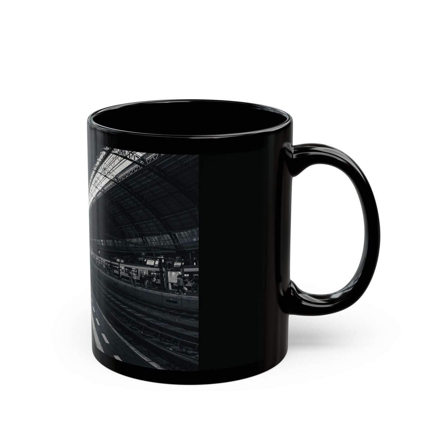 Amsterdam Central | Architectural Form Monochrome Ceramic Mug 11oz 15oz