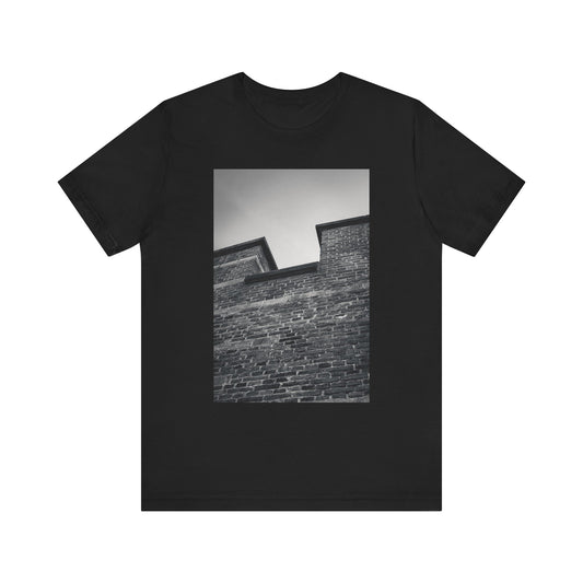 Light on Brick Burcht Leiden Moody Unisex Tee | The Monochrome Moods Collection