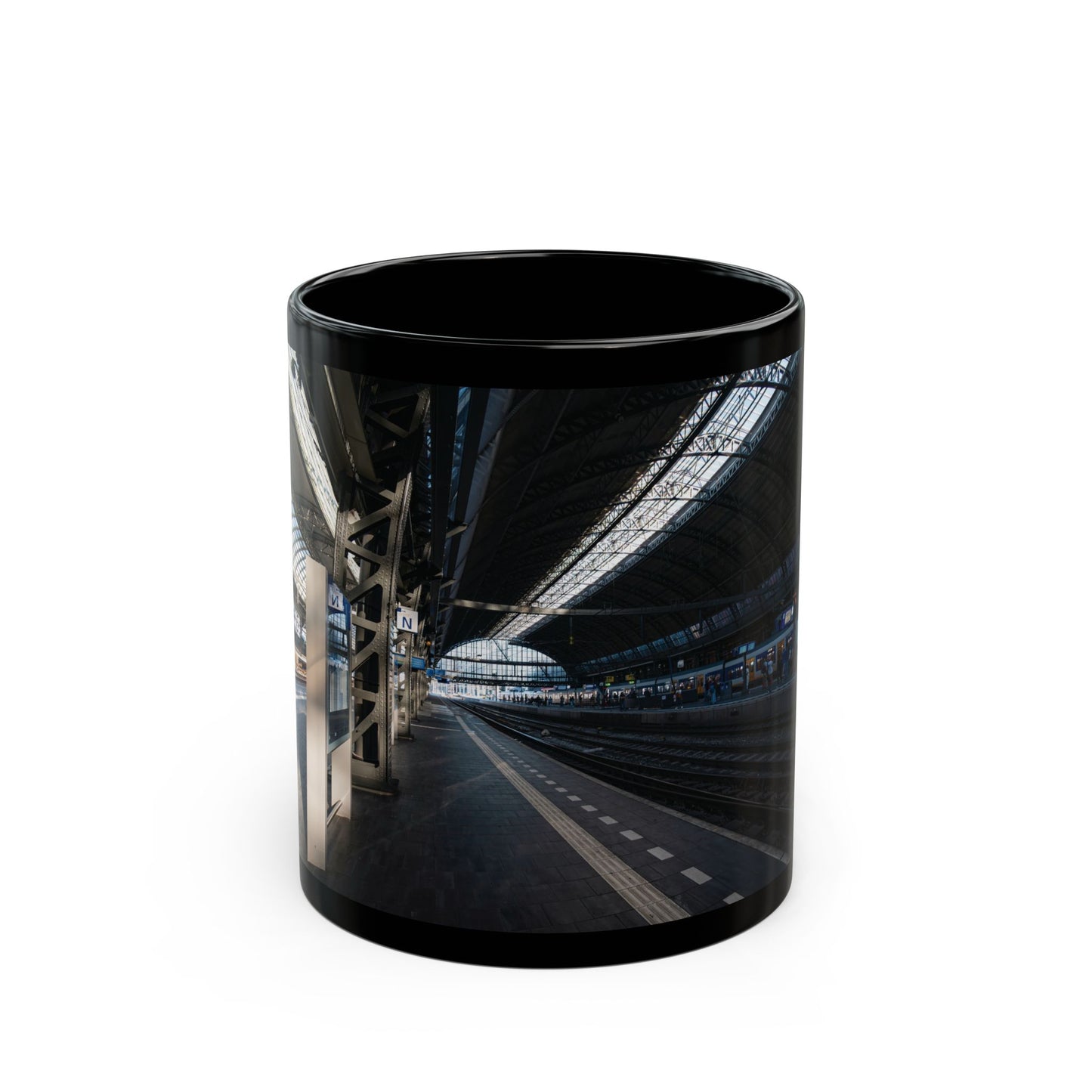 Amsterdam Central | Geometric Azure 11oz 15oz - The StudioTJ Signature Collection