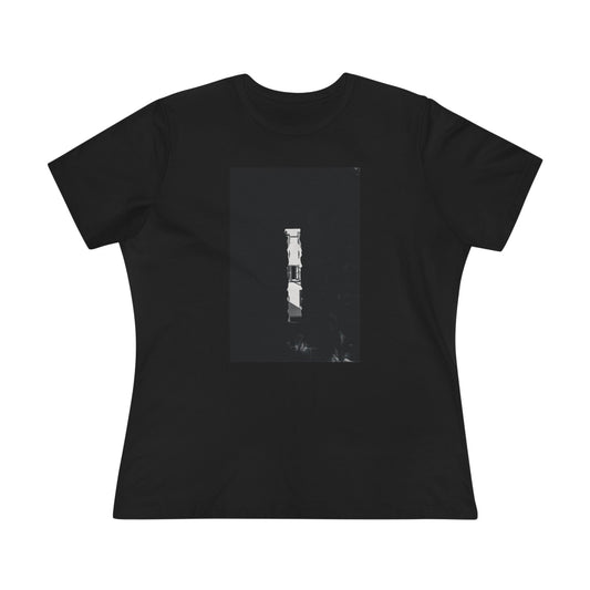A Window in Time Burcht Leiden Moody Woman's Tee | The Monochrome Moods Collection