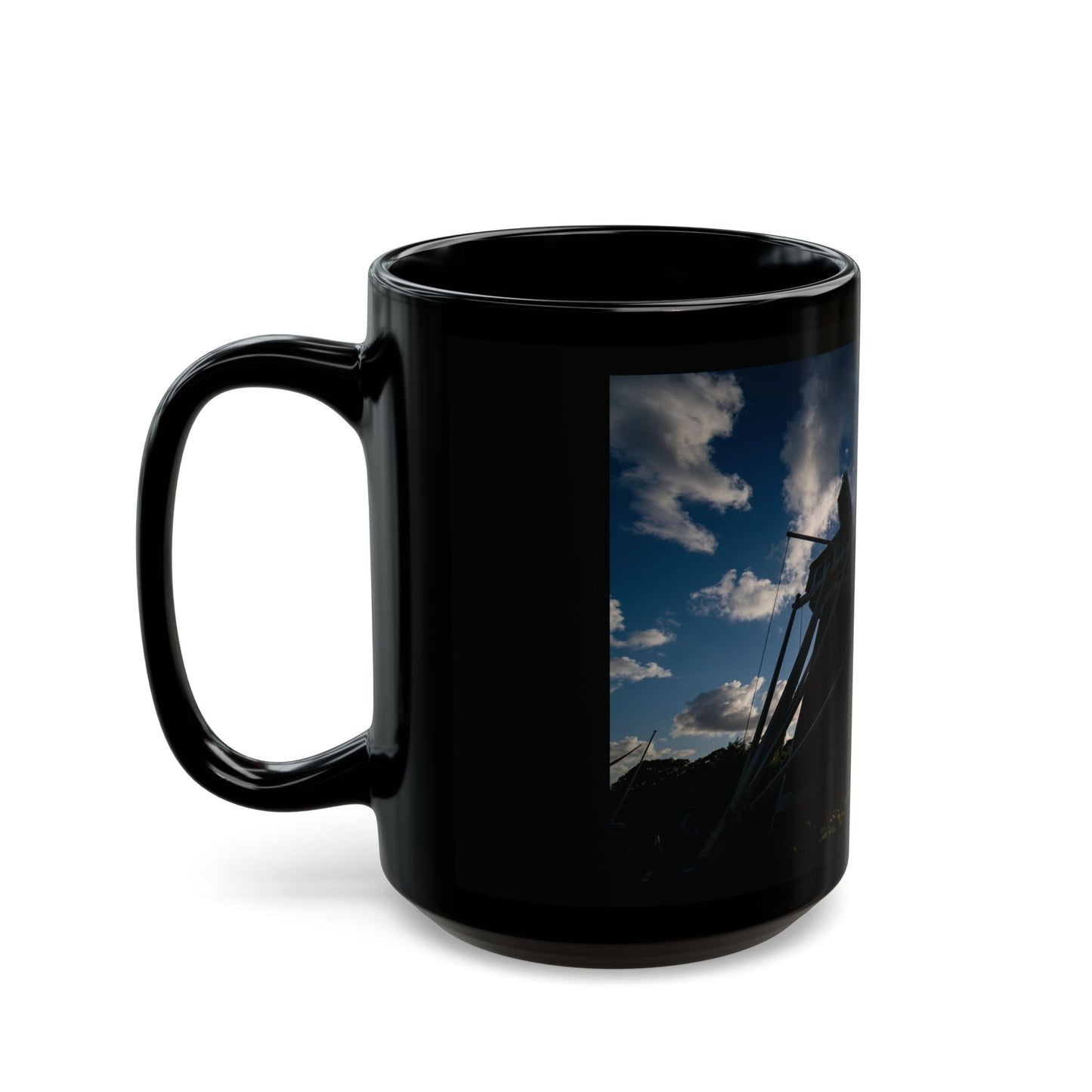 Dramatic Sky Leiden Windmill Ceramic Mug 11oz 15oz