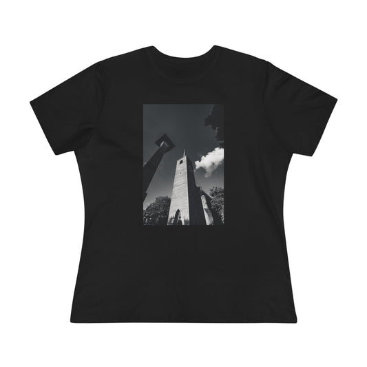 Lammenschans Steeple Monochrome Woman's Tee | The Monochrome Moods Collection