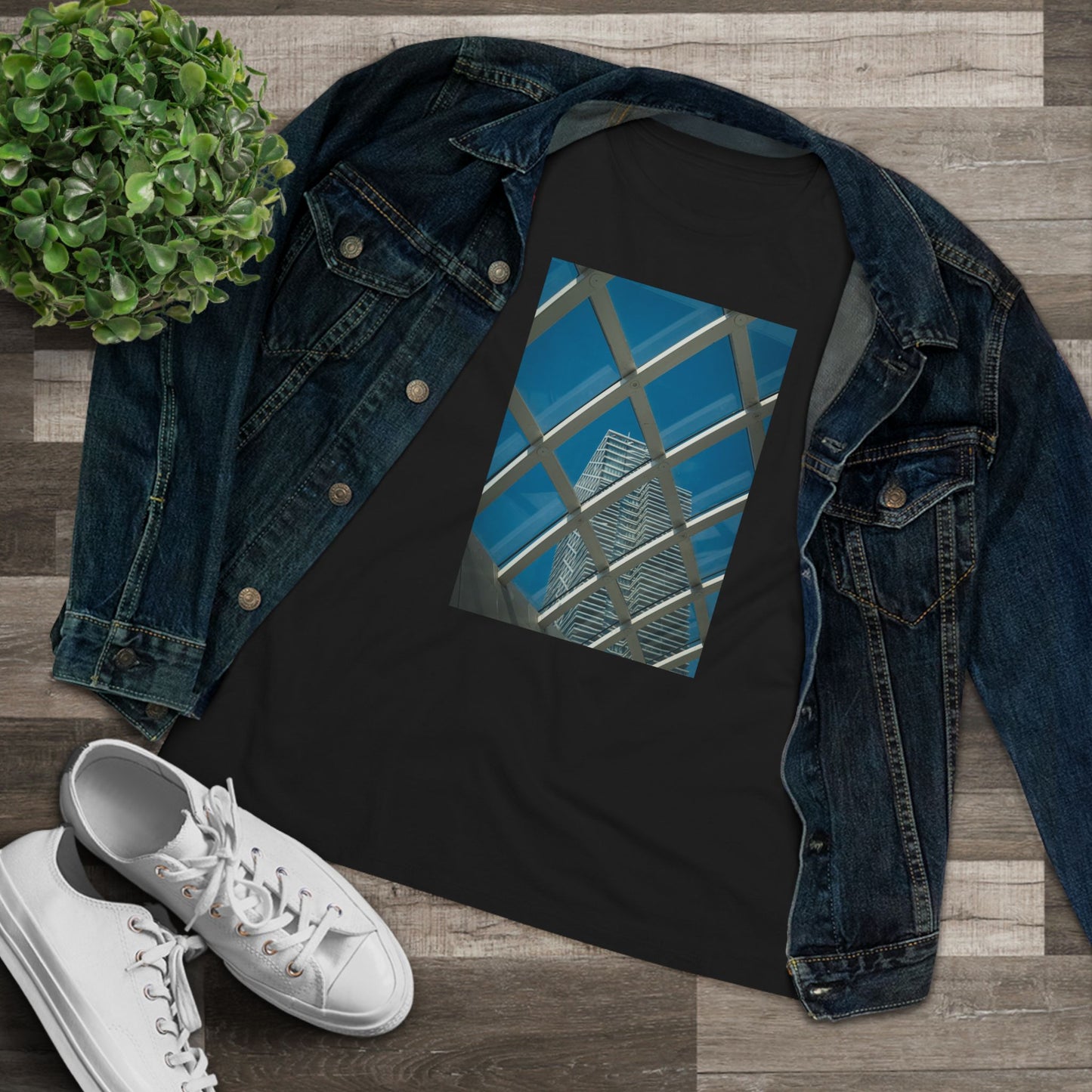Azure Ascent The Hague Woman's Tee | The StudioTJ Signature Collection