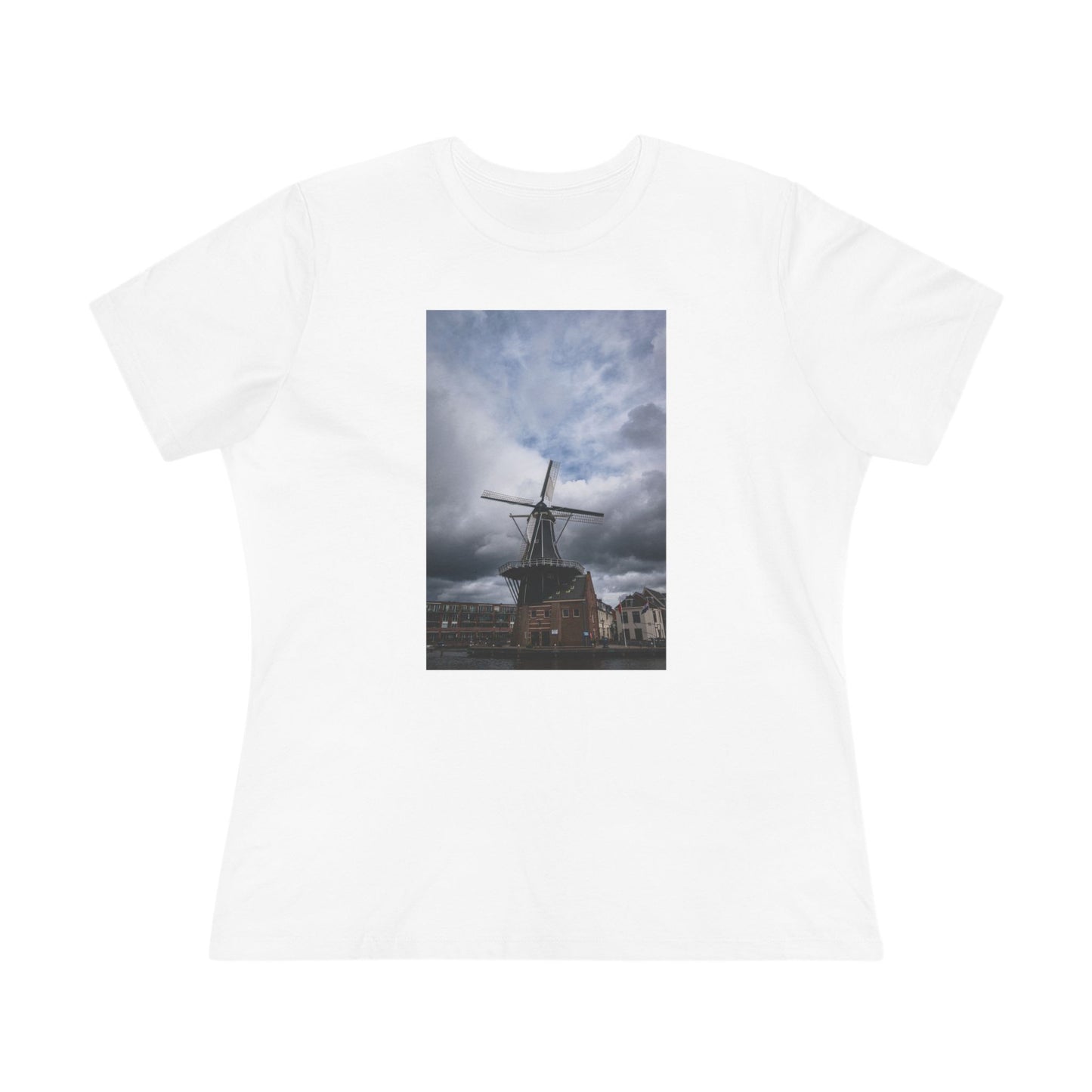 The Dutch Windmill Haarlem Woman's Tee | The Atmospheric Collection