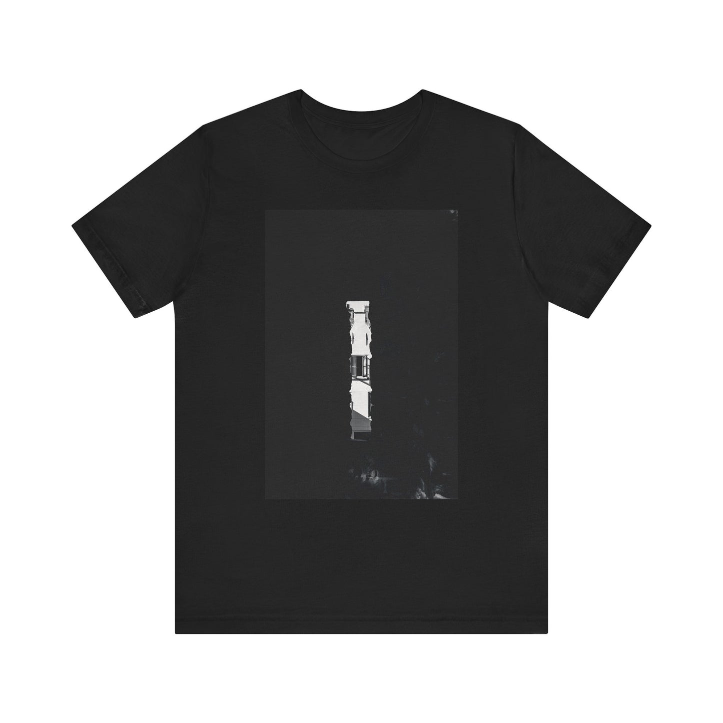 A Window in Time Burcht Leiden Moody Unisex Tee | The Monochrome Moods Collection