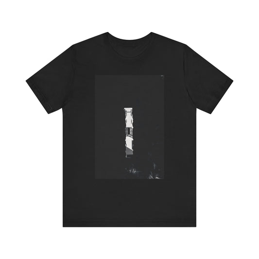 A Window in Time Burcht Leiden Moody Unisex Tee | The Monochrome Moods Collection
