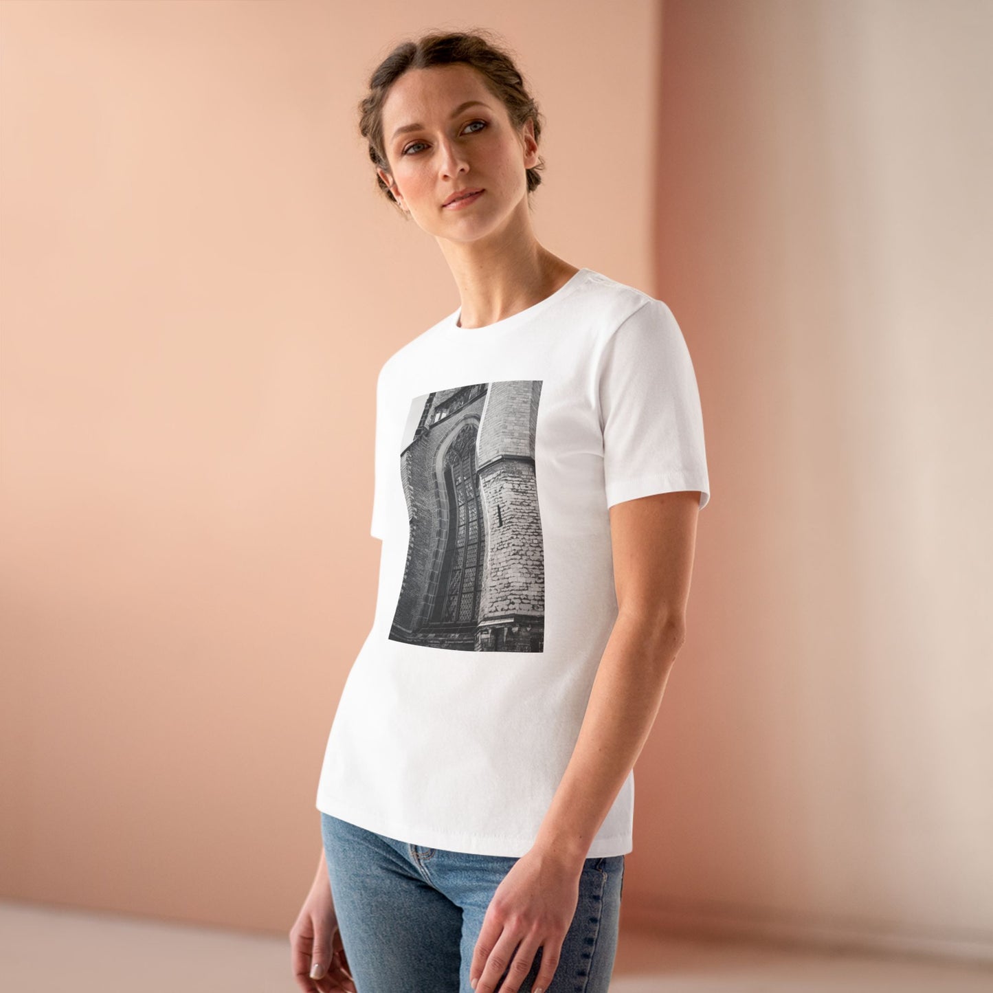 Gothic Planes Leiden Moody Woman's Tee | The Monochrome Moods Collection