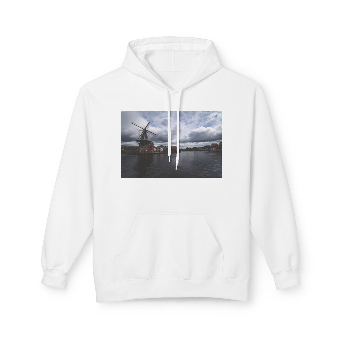 The Haarlem Windmill Atmospheric Fleece Hoodie