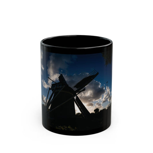 Dramatic Sky Leiden Windmill Ceramic Mug 11oz 15oz