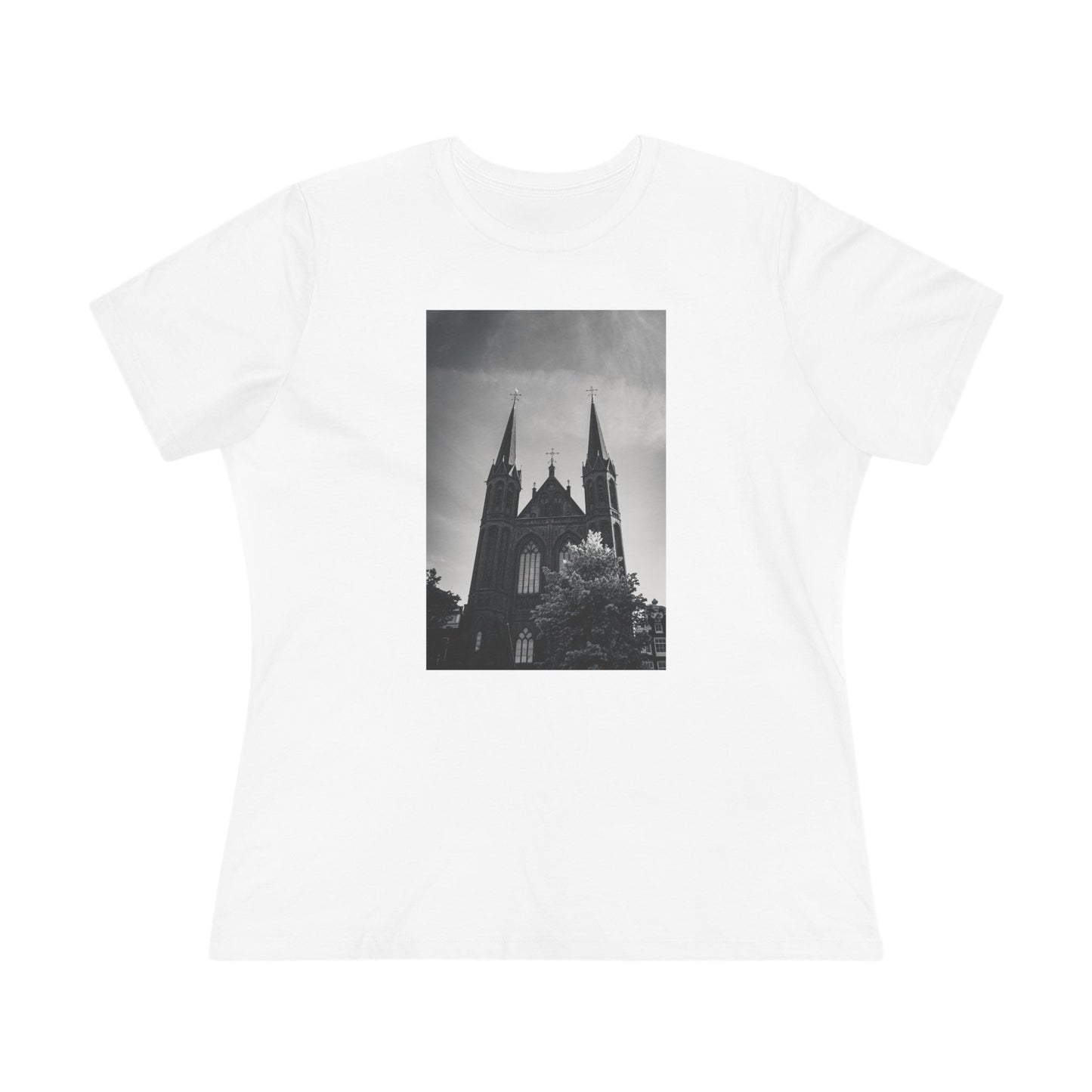 Iconic Form Amsterdam Moody Woman's Tee | The Monochrome Moods Collection