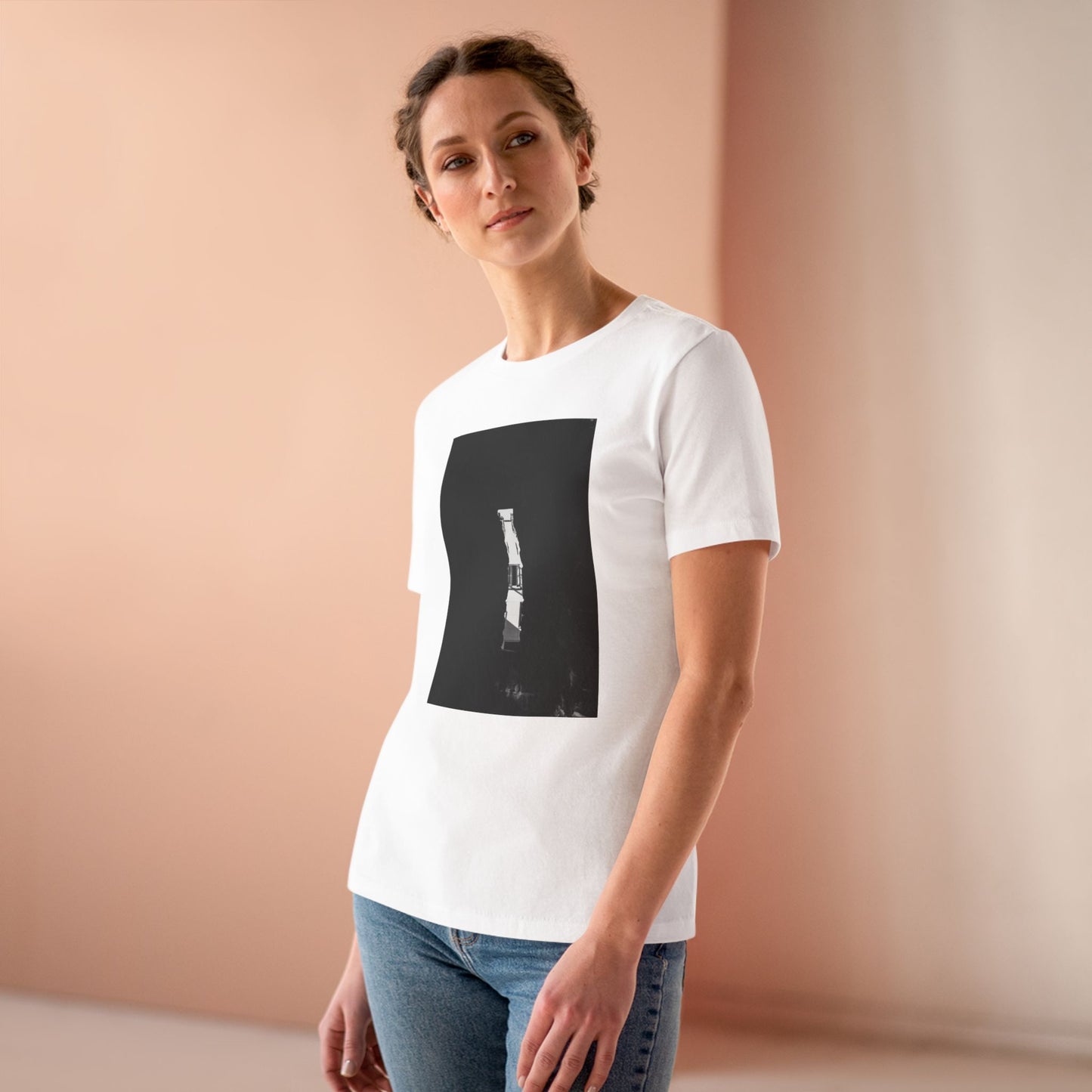 A Window in Time Burcht Leiden Moody Woman's Tee | The Monochrome Moods Collection