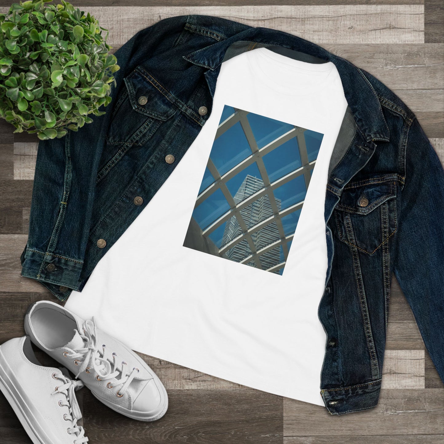 Azure Ascent The Hague Woman's Tee | The StudioTJ Signature Collection