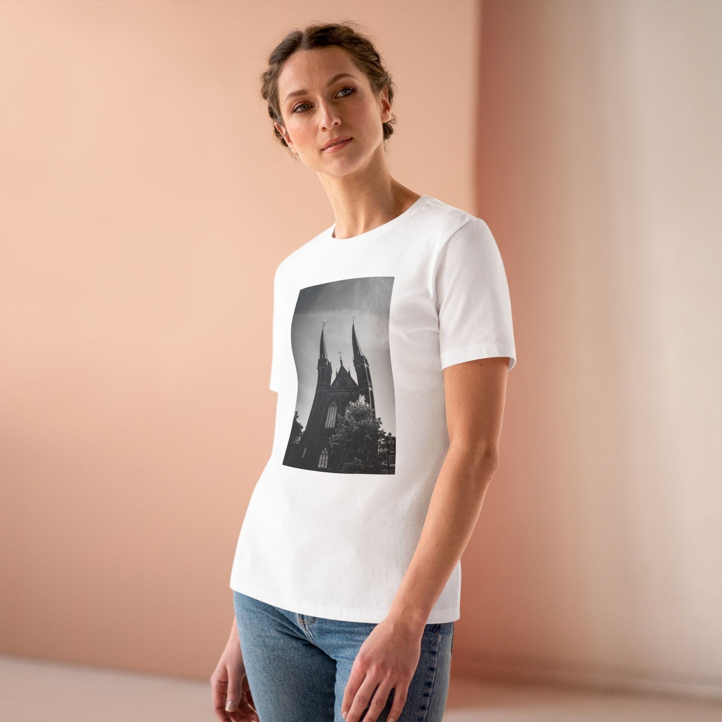 Iconic Form Amsterdam Moody Woman's Tee | The Monochrome Moods Collection